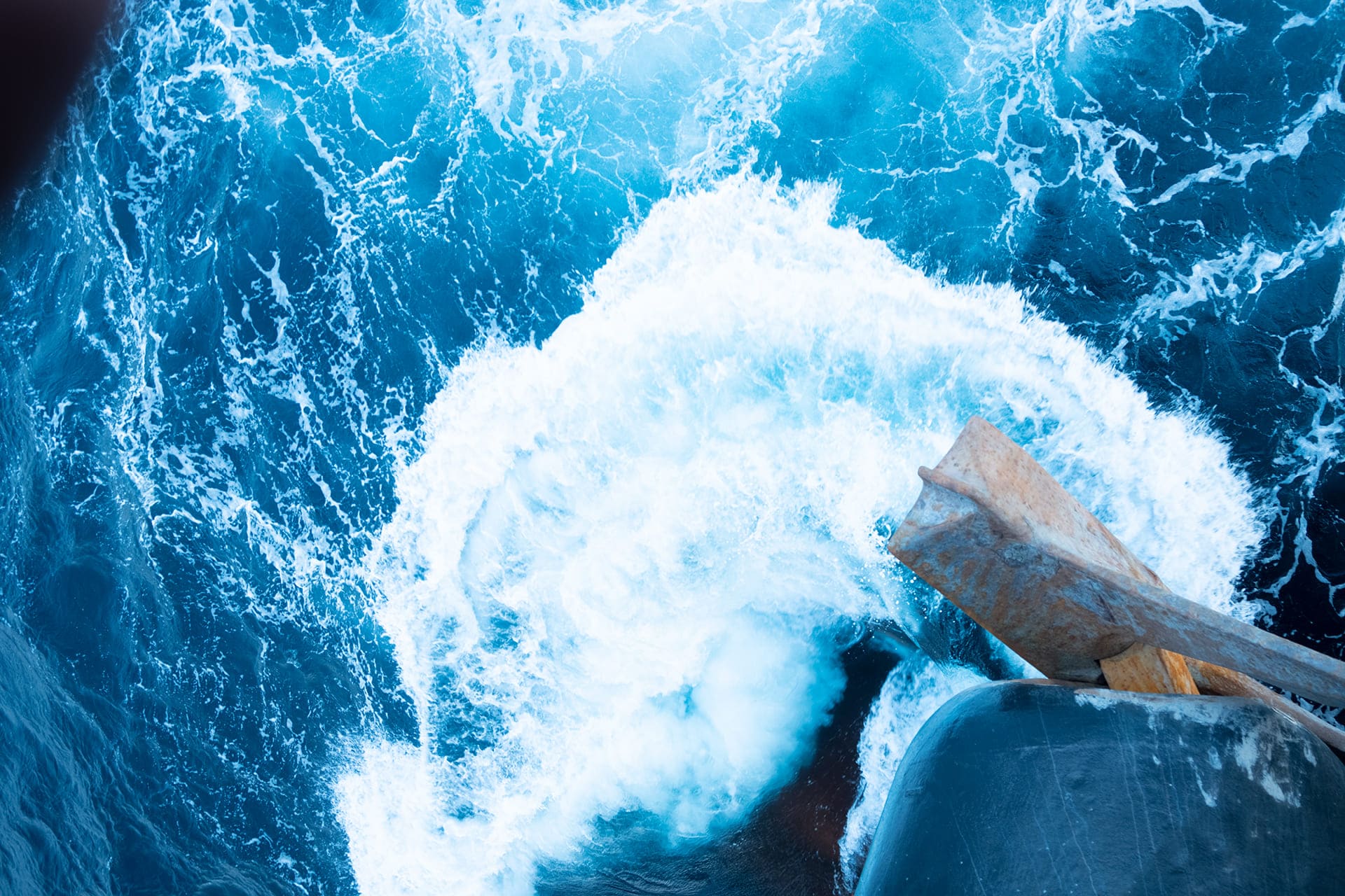 Tanker vessel at sea